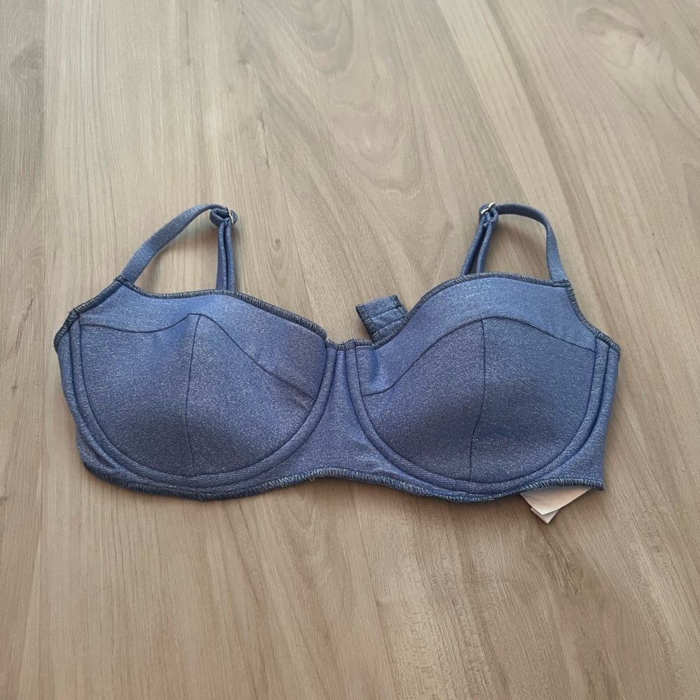 Blue Women's Underwire Bra
